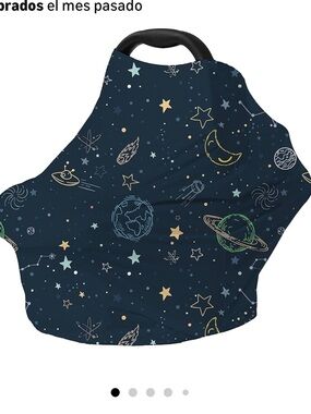 Blue Space Nursing Cover for Baby Car Seats  not the same of the picture For ref